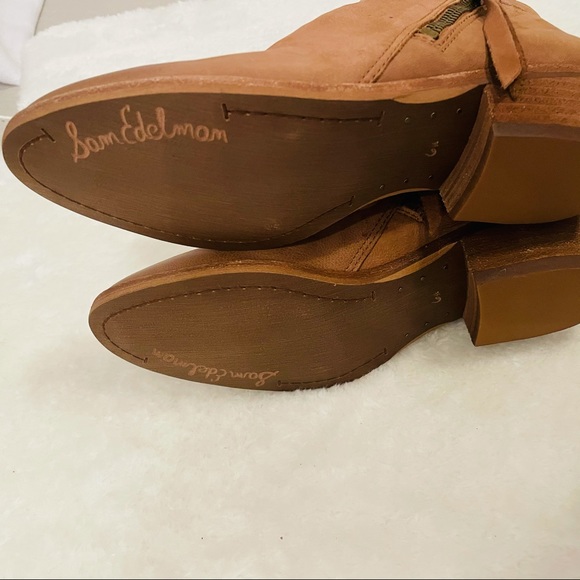 Sam Edelman Leather Ankle Boots - Picture 6 of 9